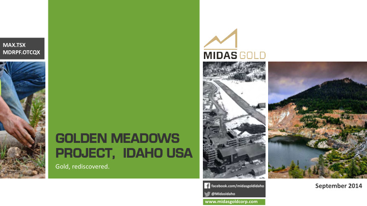 golden en m meado eadows pr projec ect i idaho daho us usa