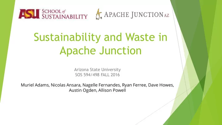 apache junction