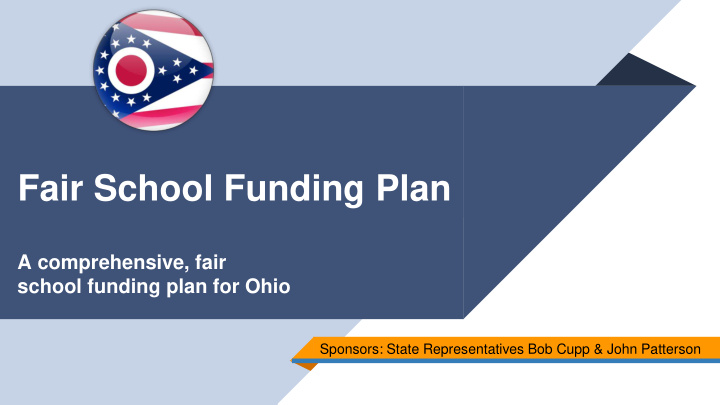 fair school funding plan