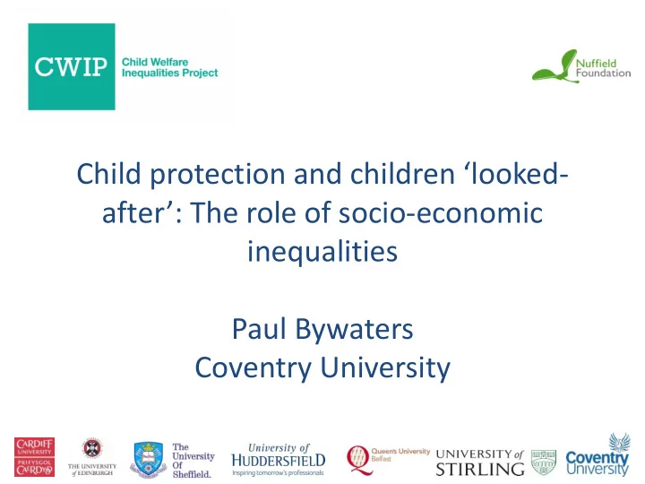 paul bywaters