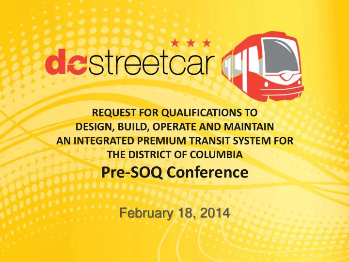 pre soq conference