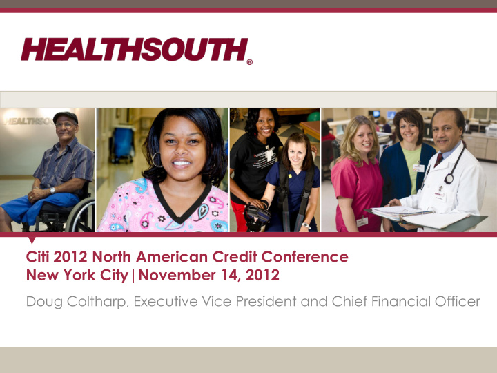 citi 2012 north american credit conference new york city