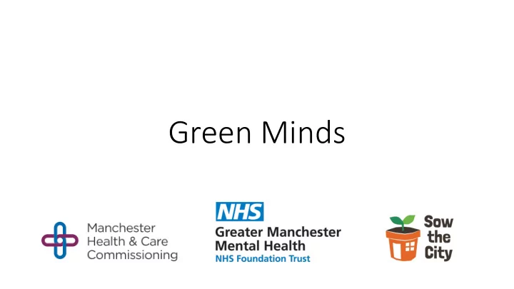 green minds background