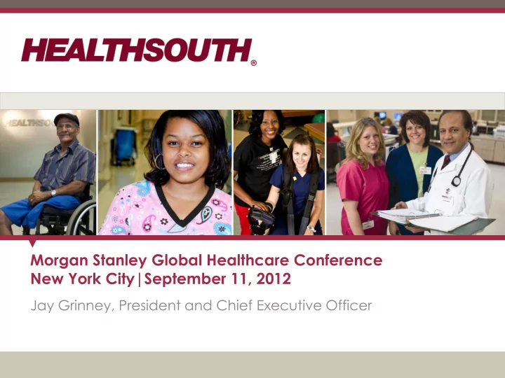 morgan stanley global healthcare conference new york city