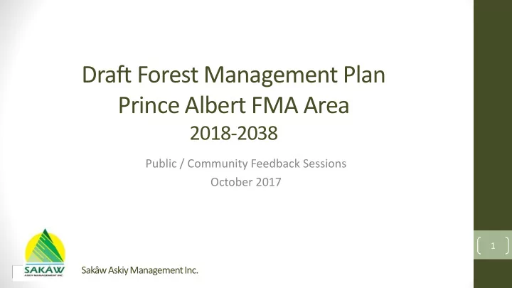 prince albert fma area
