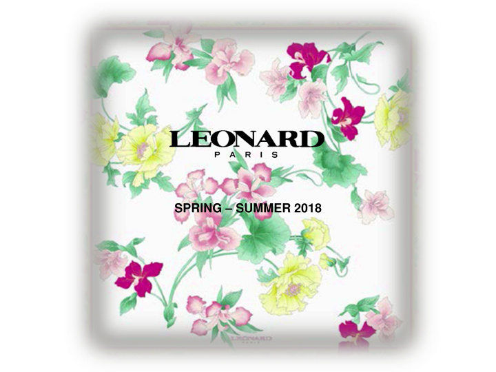 spring summer 2018 leonard paris brand history