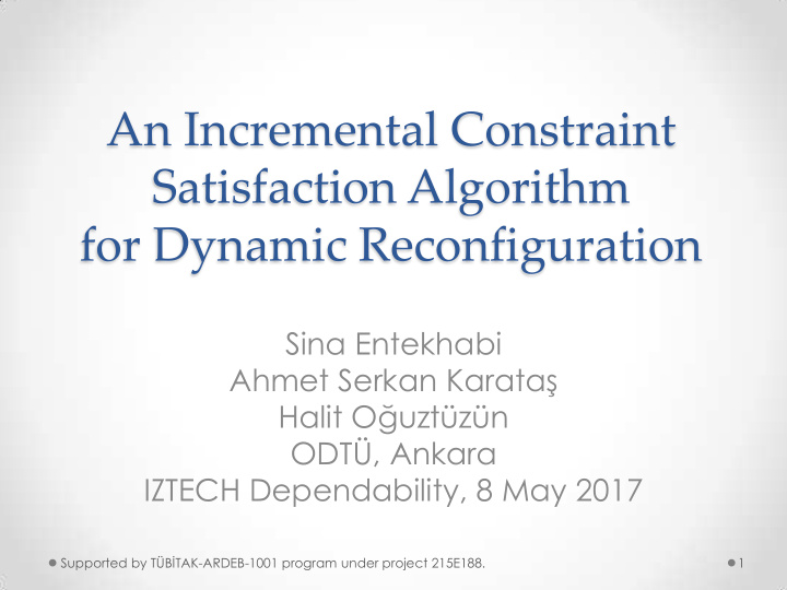satisfaction algorithm