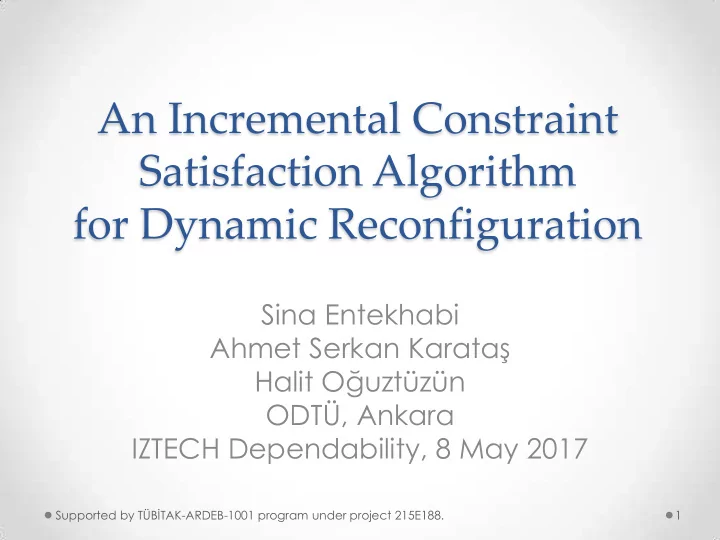 satisfaction algorithm