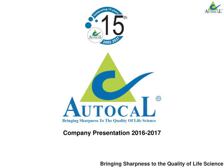 company presentation 2016 2017