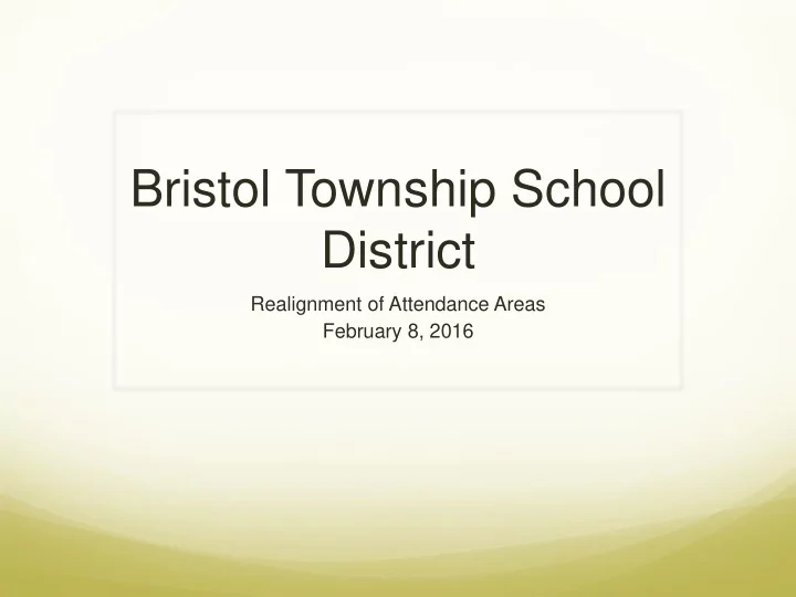 bristol township school