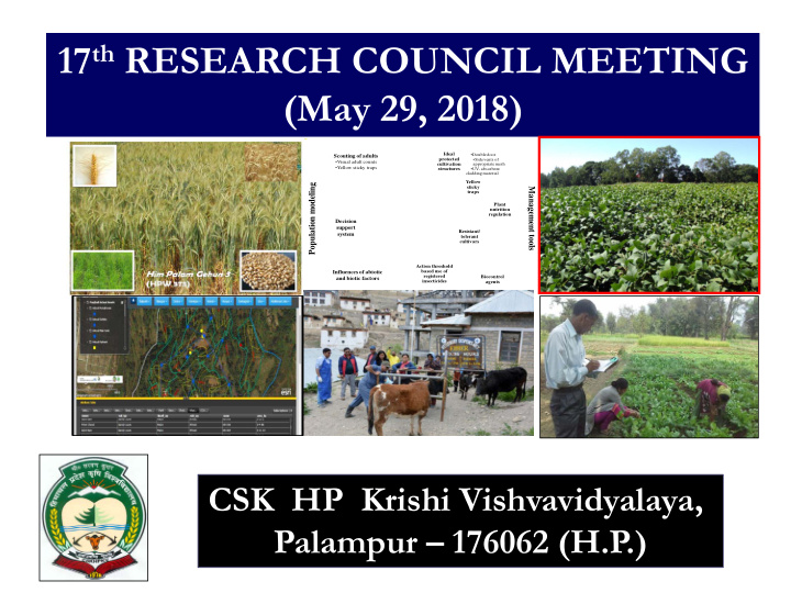 17 th research council meeting may 29 2018