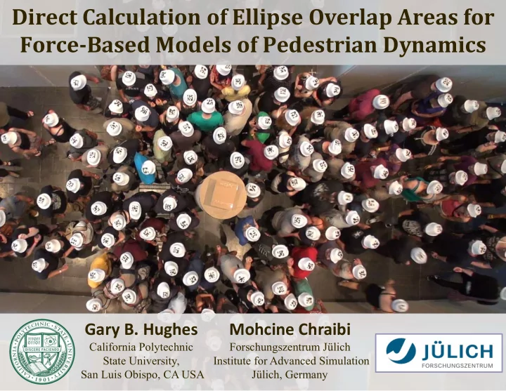 direct calculation of ellipse overlap areas for force