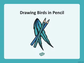 Drawing Birds in Pencil  Comparing Two Birds  Photo courtesy of (Hefin Owen@flickr.com)  Photo