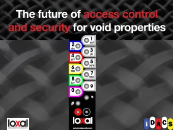 About Loxal Security Ltd  Specialist access control and vacant property security company  Unique