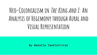 Thailand: Never  Formally Colonized  Thailand was never    formally colonized by a  Western