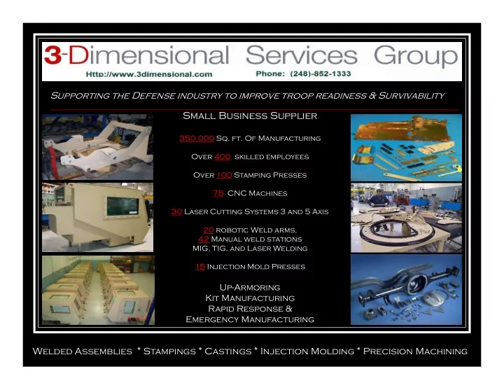 small business supplier