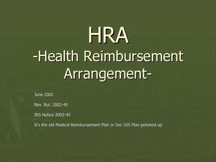 hra hra