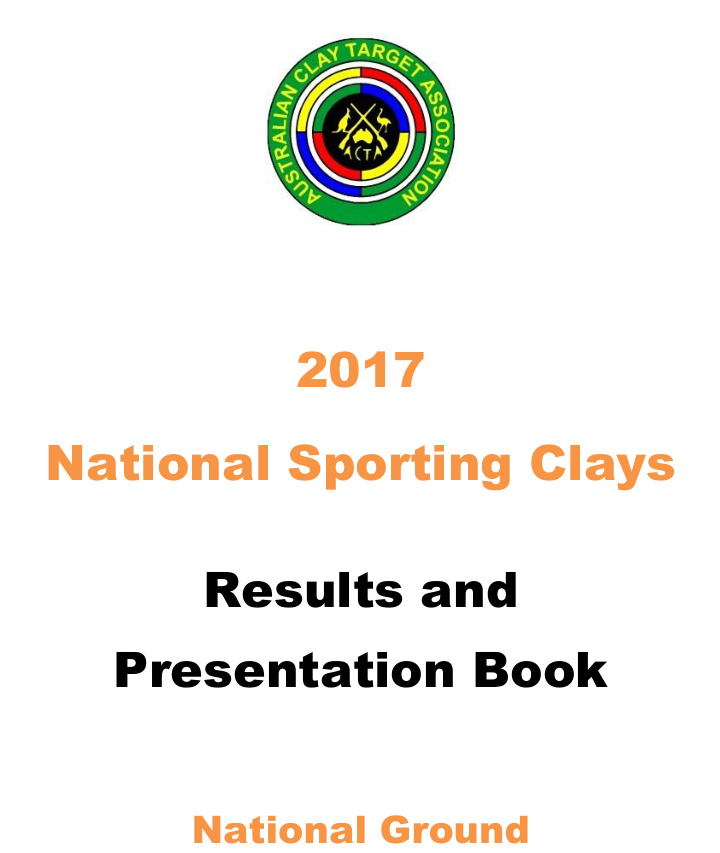 2017 national sporting clays