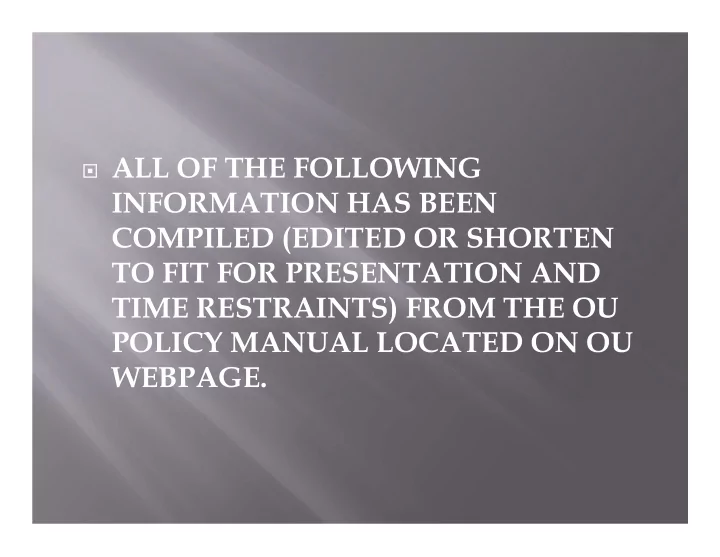 all of the following information has been compiled edited