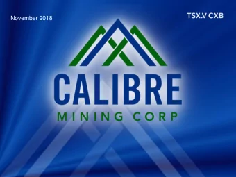 Advancing Gold Discoveries and Building Resources  April 2017  1  Forward Looking Statement  No