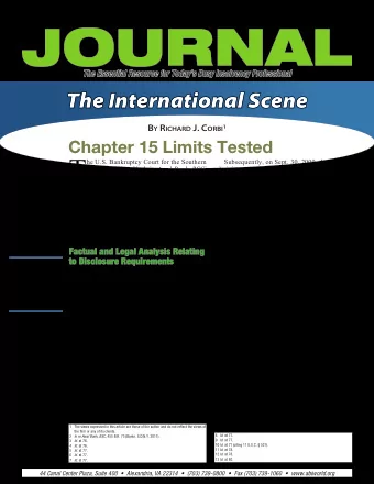 T  he U.S. Bankruptcy Court for the Southern  Subsequently, on Sept. 30, 2009, the external