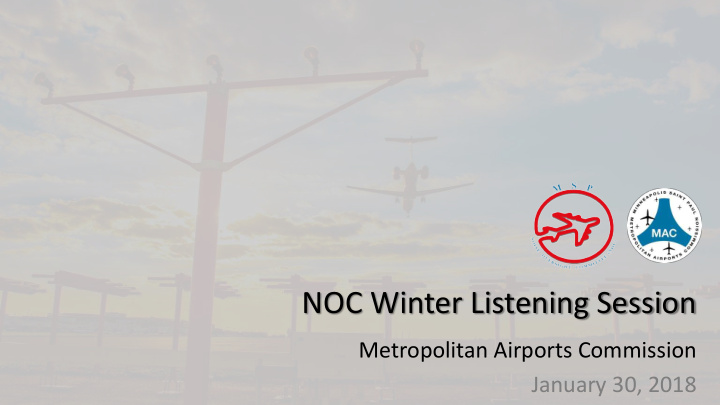 noc winter listening session