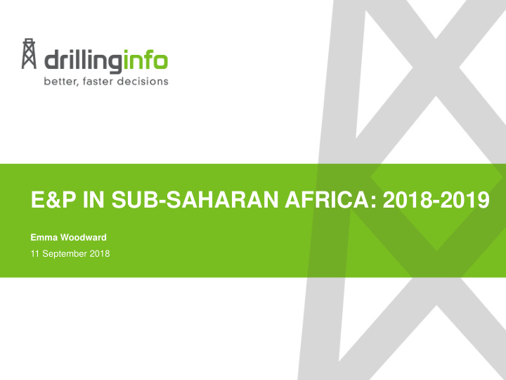 e p in sub saharan africa 2018 2019