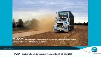 Outline  Overview of TraNSIT    Background and how it works  Commodities and supply chains