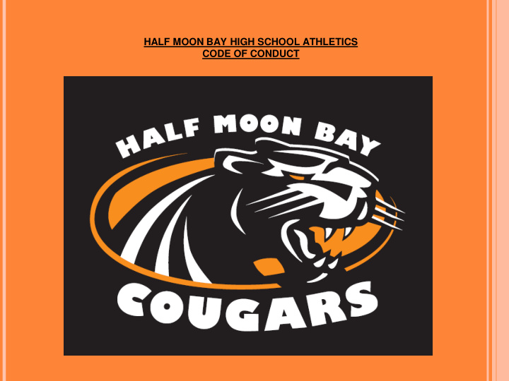 half moon bay high school athletics code of conduct half