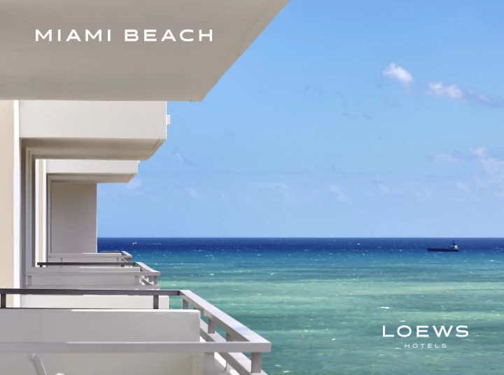 the best location in miami beach