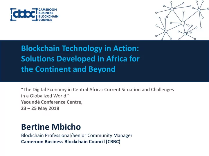 bertine mbicho