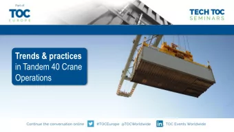 Operations  DUAL HOIST AND SINGLE HOIST COMPARISON  WHAT  General Arrangement  1 pair of rope