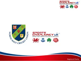 QUI  QUICK BACKGROUND ON  ON CH  CHAPLAINCY  Chaplaincy in the workplace exists across a wide range