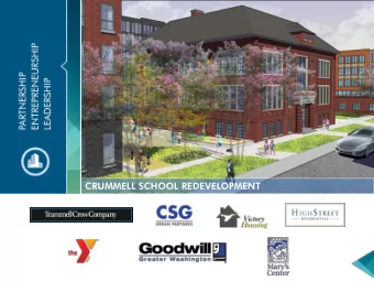CRUMMELL SCHOOL REDEVELOPMENT  PROJECT TEAM &amp; INTRODUCTIONS  PARTNER  PARTNER  PARTNER  2