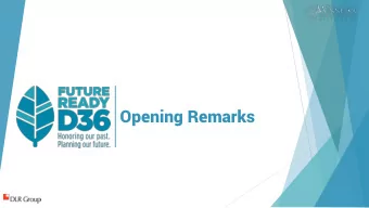 Opening Remarks  Enrollment  Elementary Enrollment  2006-2016  450  400  350  Hubbard Woods