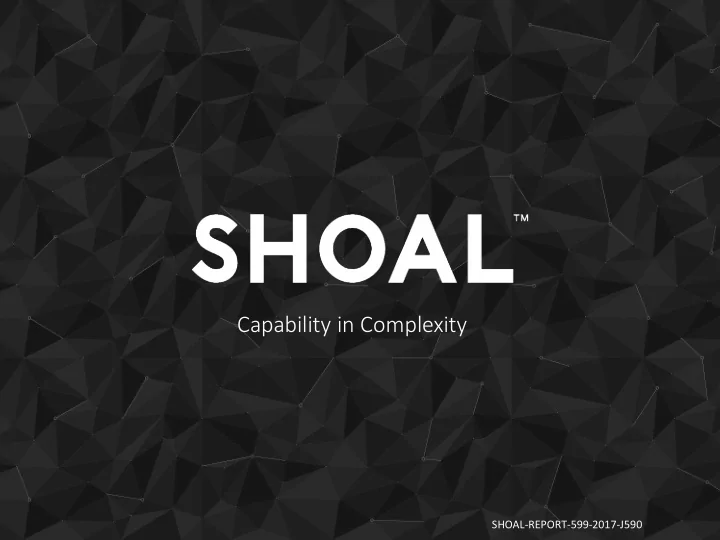 capability in complexity