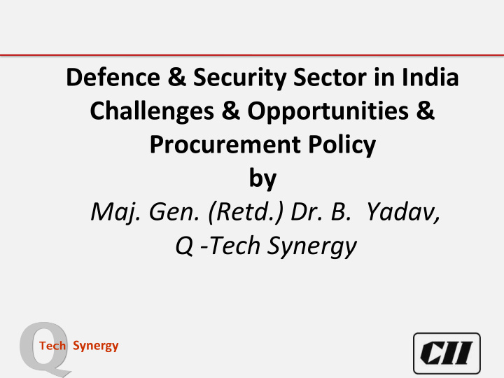 defence security sector in india challenges opportunities