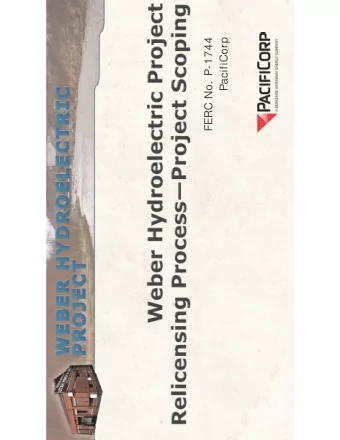 FERC No. P-1744  PacifiCorp  Current license issued 1989;  expires May 31, 2020.  FPA governs