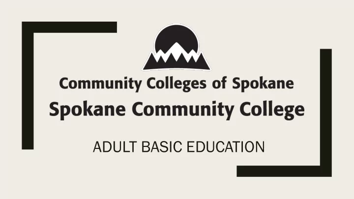 adult basic education sites colville newport pullman