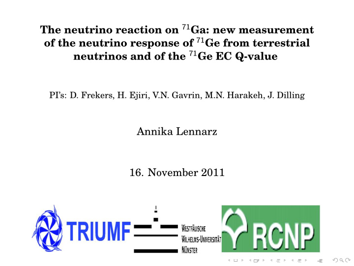 the neutrino reaction on 71 ga new measurement of the