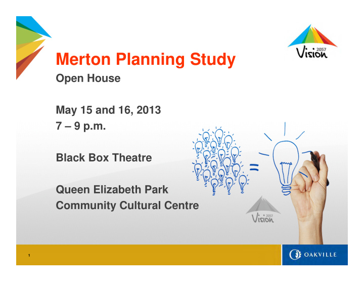 merton planning study