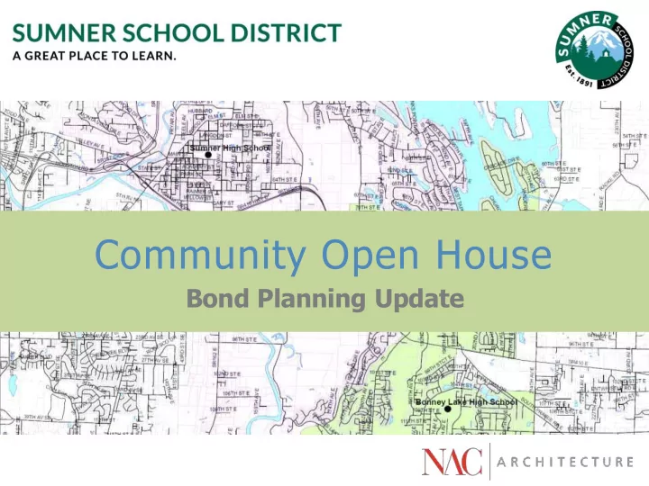 community open house