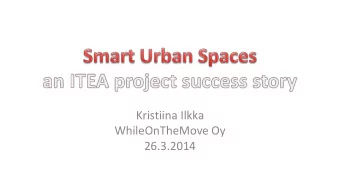 Kristiina Ilkka  WhileOnTheMove Oy  26.3.2014  WhileOnTheMove Ltd (WOM)  Focus on mobile NFC