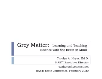 Goals } Provide information how neuroscience research supports the principles found in How People