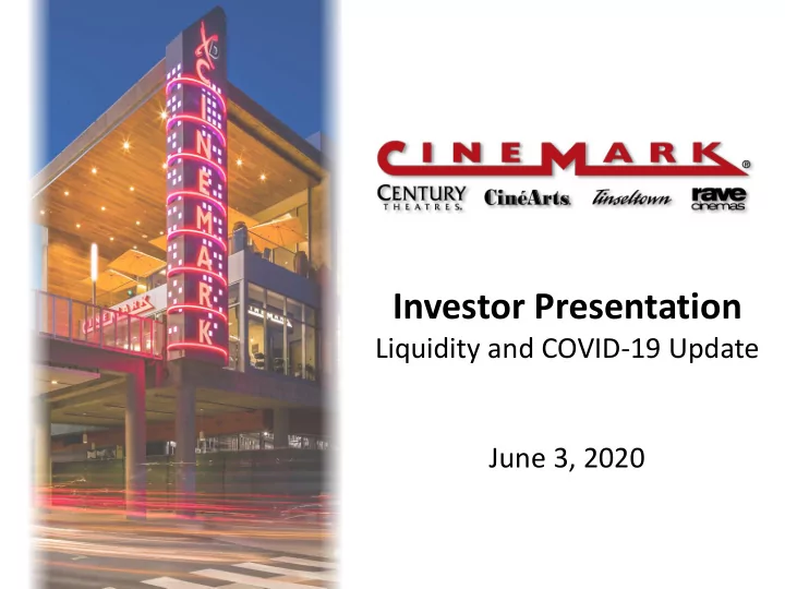 investor presentation