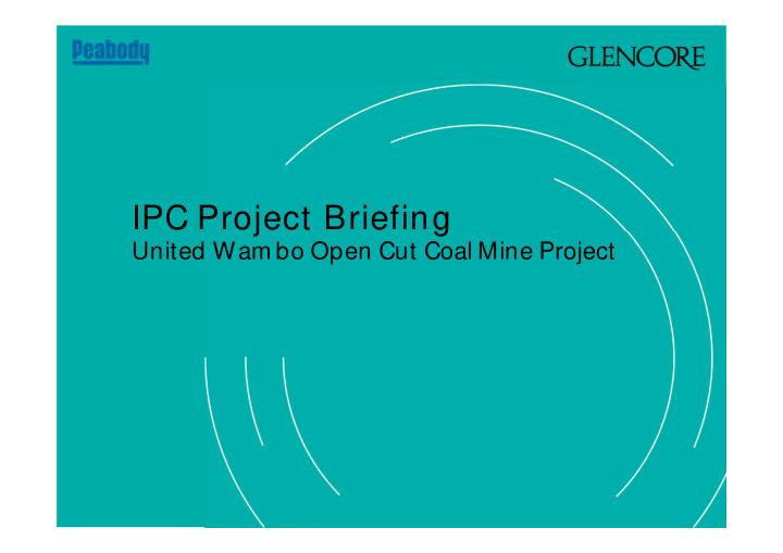 ipc project briefing