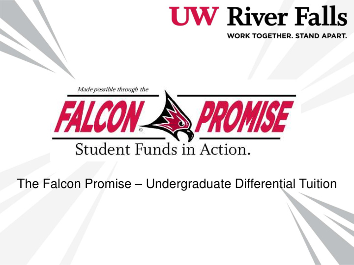 the falcon promise undergraduate differential tuition