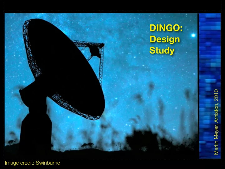 dingo design study