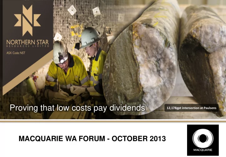 proving that low costs pay dividends
