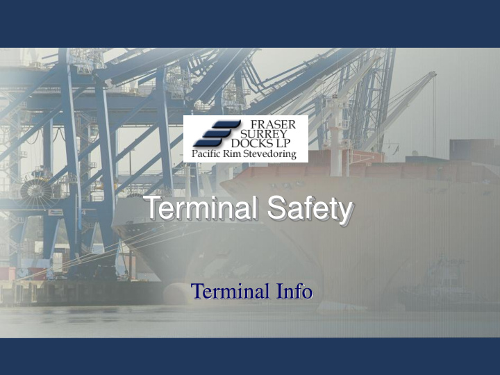 terminal safety